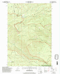 Download a high-resolution, GPS-compatible USGS topo map for Flag Point, OR (1998 edition)