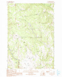 Download a high-resolution, GPS-compatible USGS topo map for Flag Prairie, OR (1991 edition)