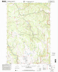 Download a high-resolution, GPS-compatible USGS topo map for Flag Prairie, OR (2002 edition)