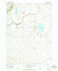 Download a high-resolution, GPS-compatible USGS topo map for Flook Lake, OR (1969 edition)