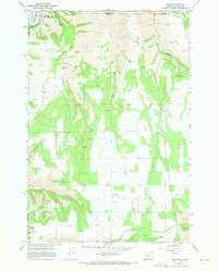 Download a high-resolution, GPS-compatible USGS topo map for Flora, OR (1971 edition)