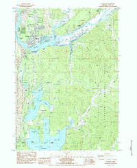 Download a high-resolution, GPS-compatible USGS topo map for Florence, OR (1984 edition)