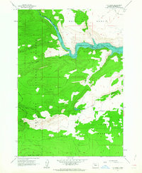 Download a high-resolution, GPS-compatible USGS topo map for Fly Creek, OR (1963 edition)