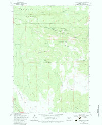 Download a high-resolution, GPS-compatible USGS topo map for Foreman Point, OR (1983 edition)