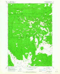 preview thumbnail of historical topo map of Wasco County, OR in 1962