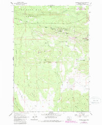 Download a high-resolution, GPS-compatible USGS topo map for Foreman Point, OR (1987 edition)