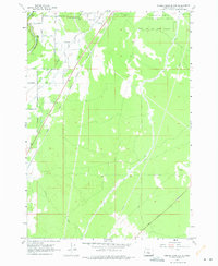 Download a high-resolution, GPS-compatible USGS topo map for Forked Horn Butte, OR (1975 edition)
