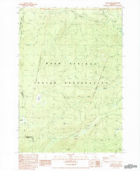 Download a high-resolution, GPS-compatible USGS topo map for Fort Butte, OR (1988 edition)