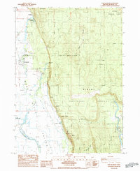 Download a high-resolution, GPS-compatible USGS topo map for Fort Klamath, OR (1985 edition)