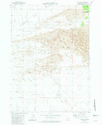 Download a high-resolution, GPS-compatible USGS topo map for Fossil Lake, OR (1981 edition)