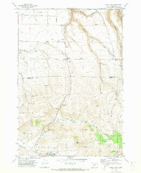 Download a high-resolution, GPS-compatible USGS topo map for Fossil North, OR (1973 edition)