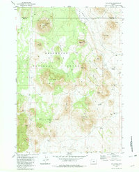 Download a high-resolution, GPS-compatible USGS topo map for Fox Butte, OR (1982 edition)