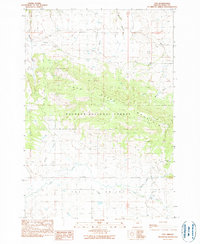 Download a high-resolution, GPS-compatible USGS topo map for Fox, OR (1990 edition)