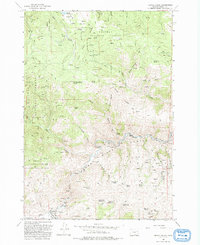 preview thumbnail of historical topo map of Baker County, OR in 1992