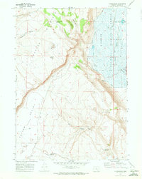 Download a high-resolution, GPS-compatible USGS topo map for Frenchglen, OR (1972 edition)