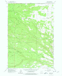 Download a high-resolution, GPS-compatible USGS topo map for Friend, OR (1978 edition)