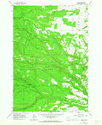 Download a high-resolution, GPS-compatible USGS topo map for Friend, OR (1964 edition)