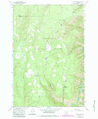 Download a high-resolution, GPS-compatible USGS topo map for Fry Meadow, OR (1983 edition)