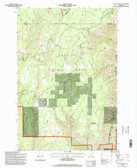 Download a high-resolution, GPS-compatible USGS topo map for Fry Meadow, OR (1998 edition)