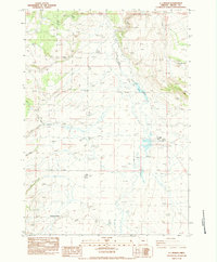 Download a high-resolution, GPS-compatible USGS topo map for GI Ranch, OR (1983 edition)