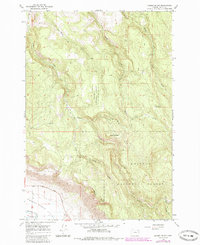 Download a high-resolution, GPS-compatible USGS topo map for Gasset Bluff, OR (1985 edition)