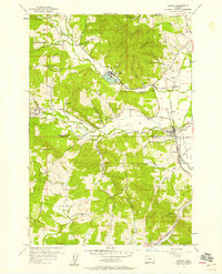 Download a high-resolution, GPS-compatible USGS topo map for Gaston, OR (1958 edition)