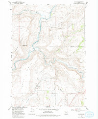 Download a high-resolution, GPS-compatible USGS topo map for Gateway, OR (1992 edition)