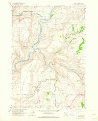 Download a high-resolution, GPS-compatible USGS topo map for Gateway, OR (1964 edition)