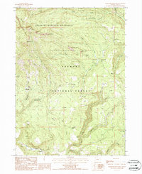 Download a high-resolution, GPS-compatible USGS topo map for Gearhart Mountain, OR (1988 edition)