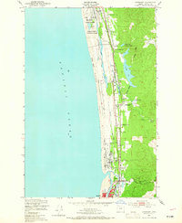 Download a high-resolution, GPS-compatible USGS topo map for Gearhart, OR (1965 edition)