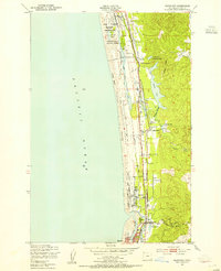 Download a high-resolution, GPS-compatible USGS topo map for Gearhart, OR (1955 edition)