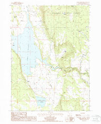 Download a high-resolution, GPS-compatible USGS topo map for Gerber Reservoir, OR (1988 edition)