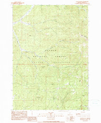 Download a high-resolution, GPS-compatible USGS topo map for Gerow Butte, OR (1990 edition)