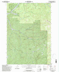 Download a high-resolution, GPS-compatible USGS topo map for Gerow Butte, OR (1997 edition)
