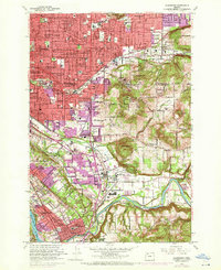 Download a high-resolution, GPS-compatible USGS topo map for Gladstone, OR (1972 edition)