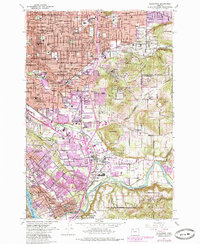 Download a high-resolution, GPS-compatible USGS topo map for Gladstone, OR (1985 edition)