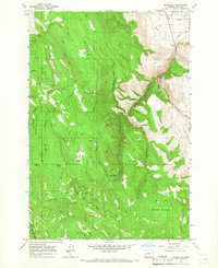 Download a high-resolution, GPS-compatible USGS topo map for Glass Hill, OR (1967 edition)