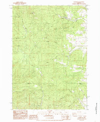 Download a high-resolution, GPS-compatible USGS topo map for Glenbrook, OR (1985 edition)