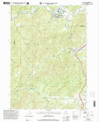 Download a high-resolution, GPS-compatible USGS topo map for Glendale, OR (1999 edition)