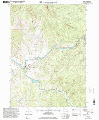 Download a high-resolution, GPS-compatible USGS topo map for Glide, OR (2000 edition)