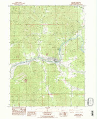 Download a high-resolution, GPS-compatible USGS topo map for Gold Hill, OR (1983 edition)