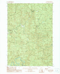 Download a high-resolution, GPS-compatible USGS topo map for Golden Falls, OR (1990 edition)