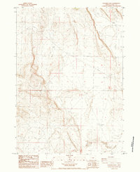 Download a high-resolution, GPS-compatible USGS topo map for Goodrich Well, OR (1984 edition)