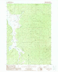 Download a high-resolution, GPS-compatible USGS topo map for Gordon Lake, OR (1988 edition)