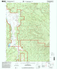 Download a high-resolution, GPS-compatible USGS topo map for Gordon Lake, OR (2000 edition)