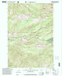 Download a high-resolution, GPS-compatible USGS topo map for Government Camp, OR (1999 edition)