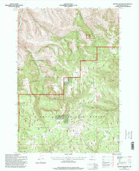 Download a high-resolution, GPS-compatible USGS topo map for Granite Meadows, OR (1998 edition)
