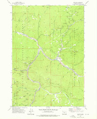 Download a high-resolution, GPS-compatible USGS topo map for Granite, OR (1976 edition)