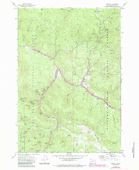 Download a high-resolution, GPS-compatible USGS topo map for Granite, OR (1985 edition)