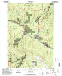 Download a high-resolution, GPS-compatible USGS topo map for Granite, OR (1998 edition)